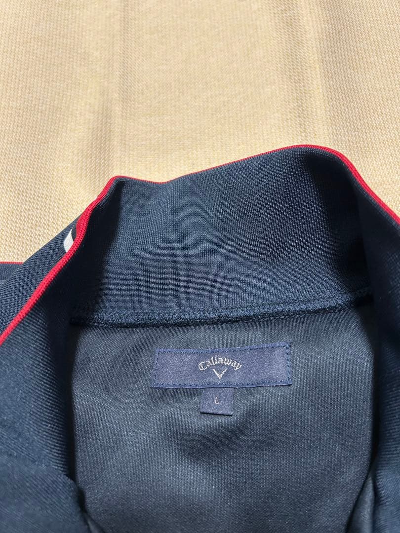 Callaway ジップアップアウター　 Lサイズ ネイビー