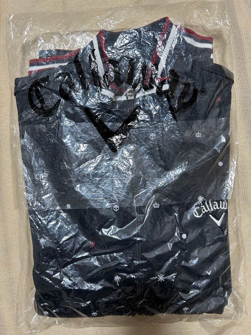 Callaway ジップアップアウター　 Lサイズ ネイビー
