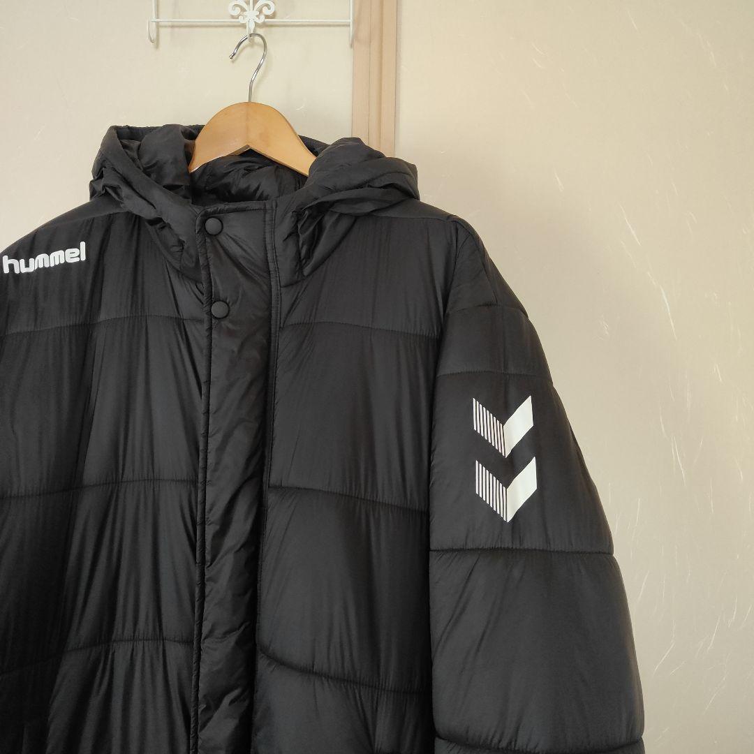 hummel ブラック ベンチコート