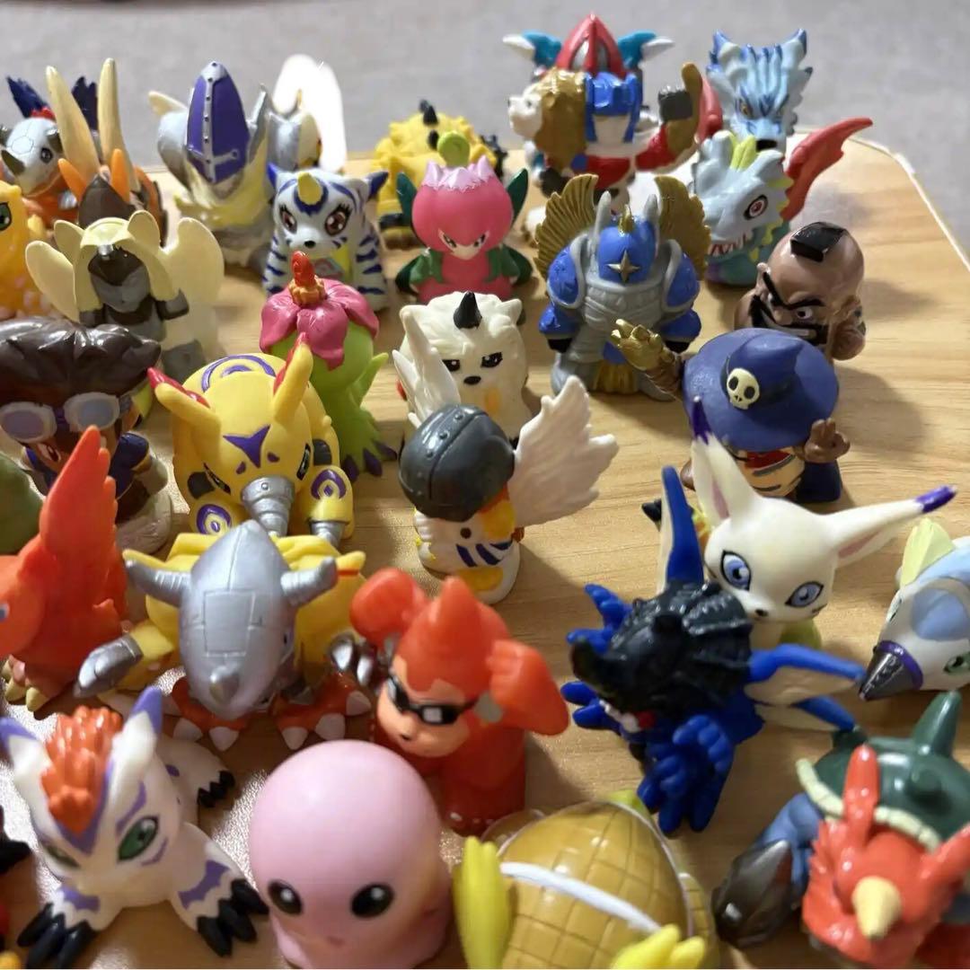 【当時物】デジモン ソフビ 指人形 フィギュアなど　66体