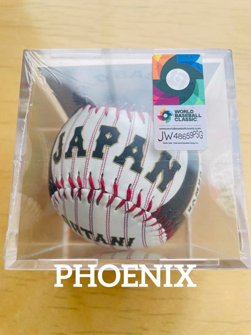 新品★WBC2026侍ジャパン大谷翔平選手ボール ケース入り