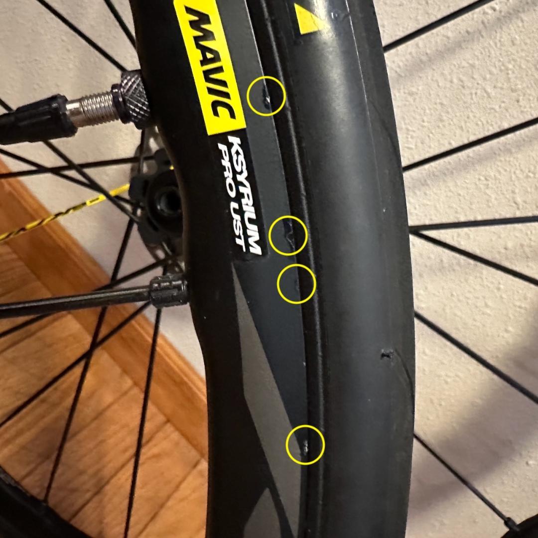 MAVIC KSYRIUM PRO UST DISC シマノ ホイールセット