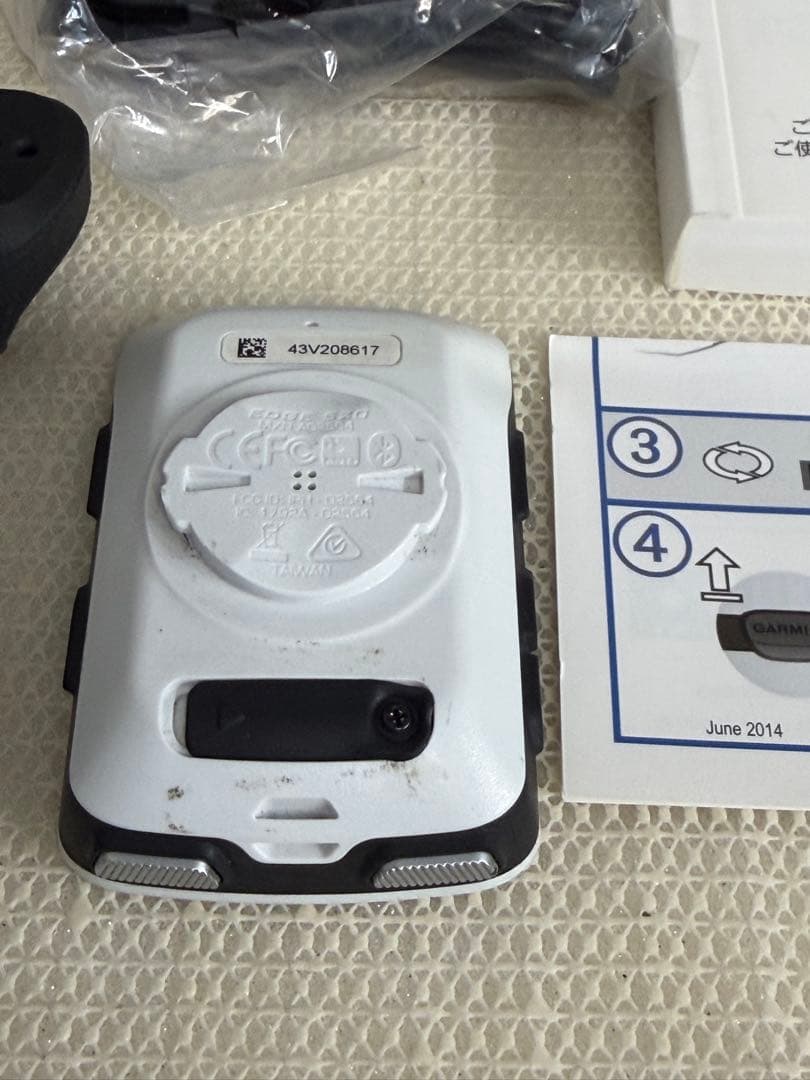 GARMIN EDGE 520J 心拍センサー・ジャイロスピードセンサー付き