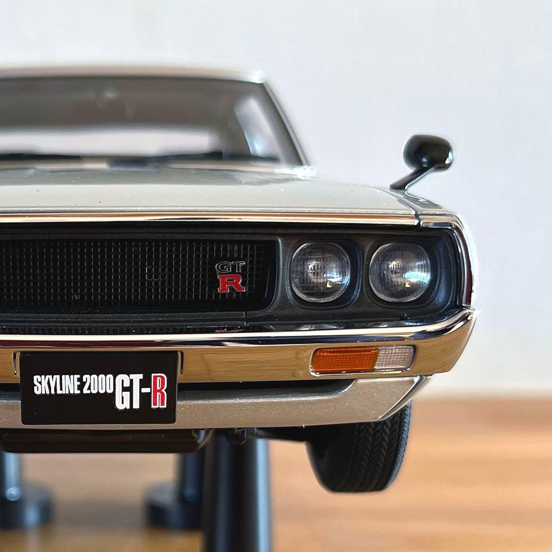 【美品】1/18 オートアート 日産 スカイライン 2000 GT-R ケンメリ
