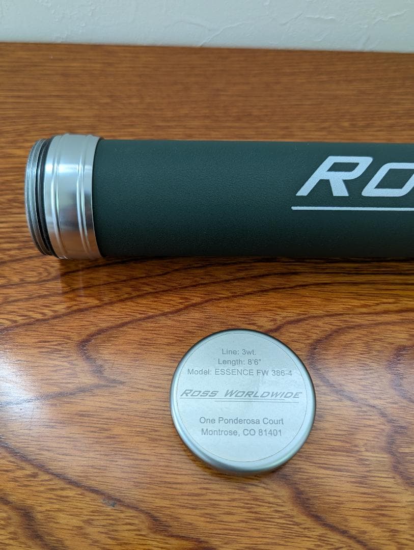 【中古】フライロッド Ross Essence FW 3 wt 8'6\"