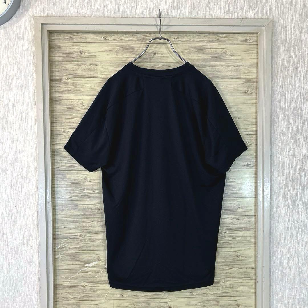 【希少_古着】アディダス オールブラックス レプリカパフォーマンスTシャツ 黒L