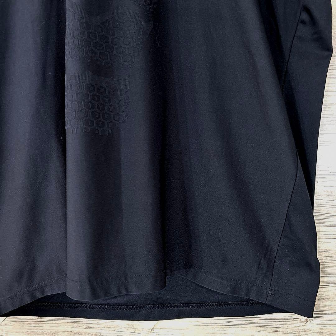【希少_古着】アディダス オールブラックス レプリカパフォーマンスTシャツ 黒L