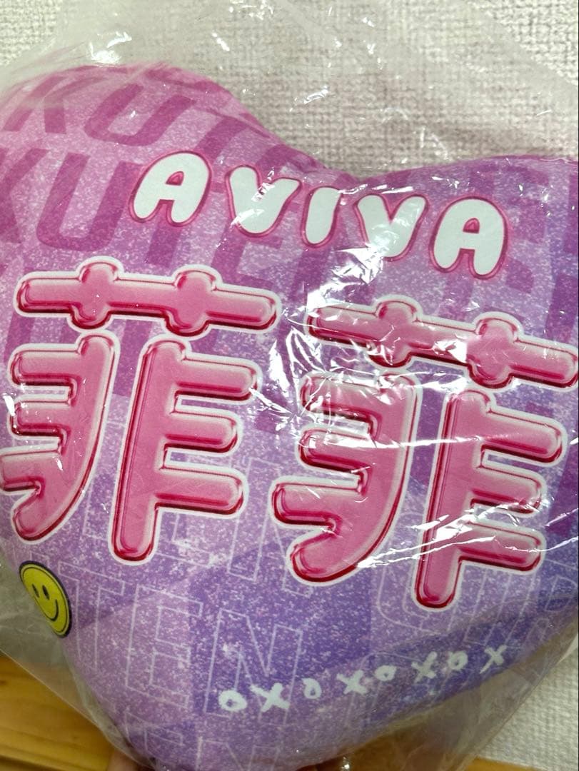 [台湾チア]楽天ガールズ菲菲ハートクッション(絶版)+職業棒球チアガール図鑑付き