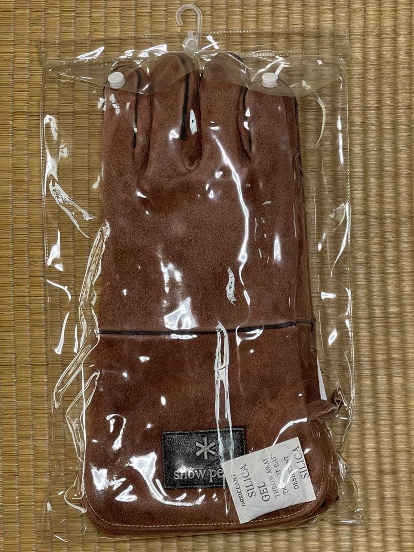 新品） スノーピーク　ファイヤーサイド　キャンプグローブ ブラウン
