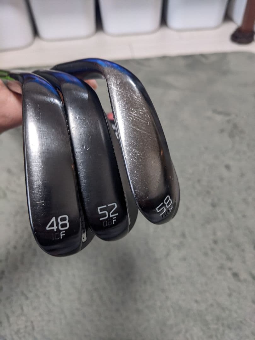 『希少』VOKEY SM10限定品ブラックベイパー48 52 58度 3本セット