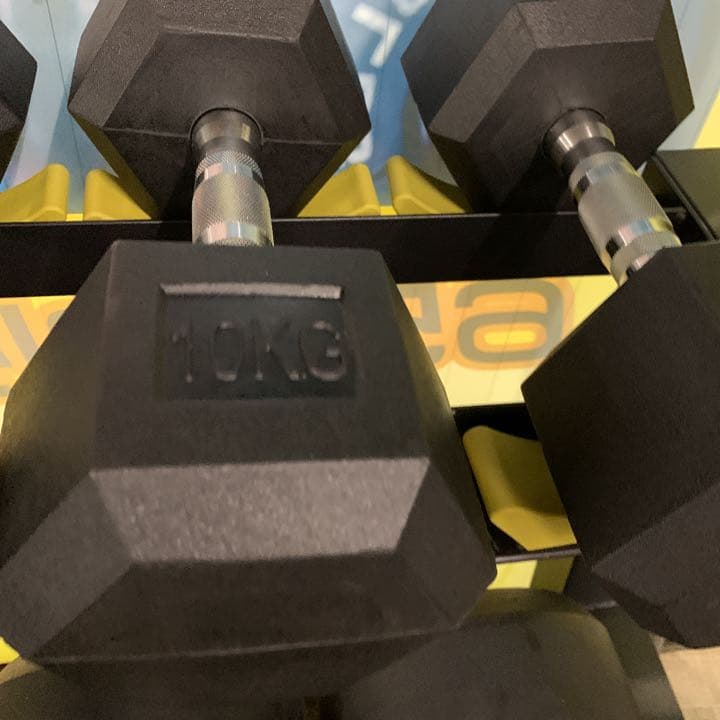 ラバーヘックス  ダンベル　　27.5kg２個