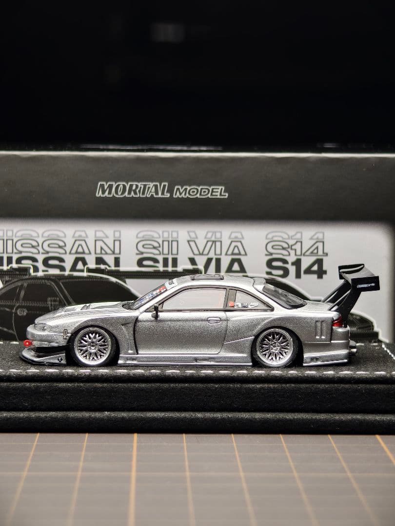 1/64 Mortal Silvia S14 SuperGT300 シルバー