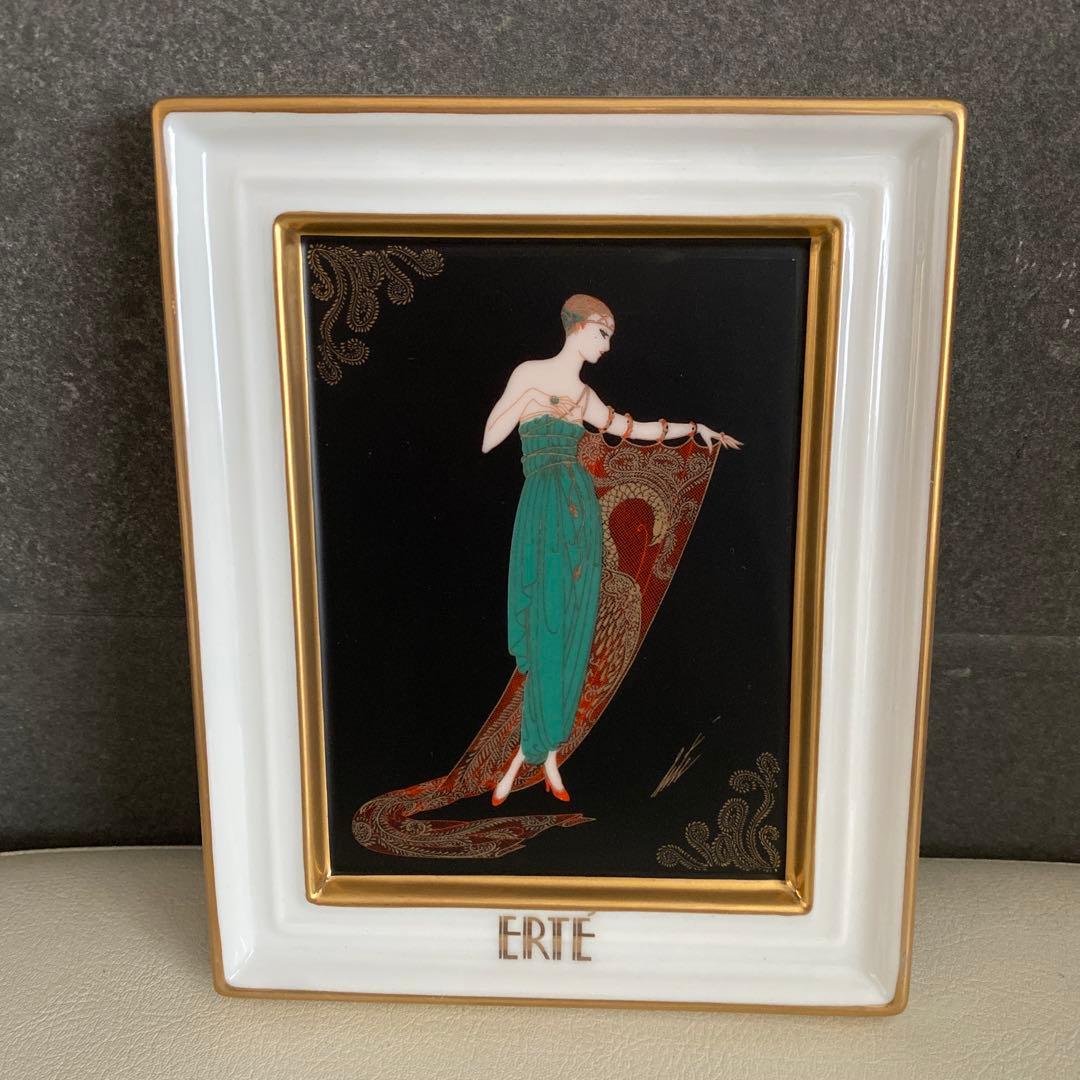 ERTE アートプレート 女性イラスト
