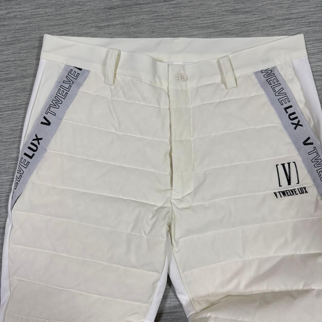 美品　V TWELVE 　ダウン入りゴルフパンツ　メンズL