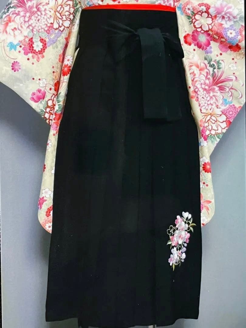 1／2成人(10才)　女の子用　着物袴セット