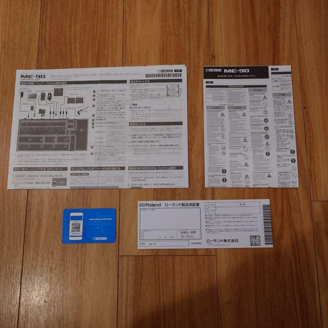 BOSS ME-90 マルチエフェクター BT-DUAL付属　訳あり