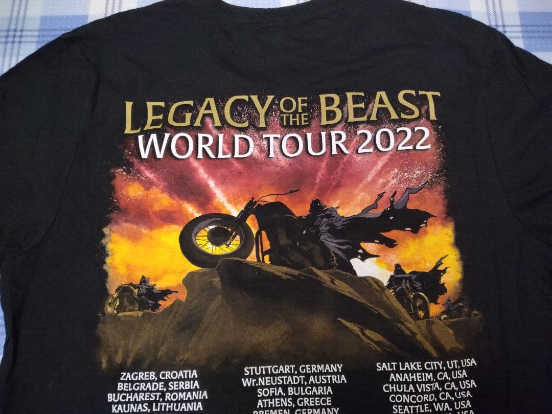 Iron Maiden Tシャツ 海外限定デザイン 新品未使用 Lサイズ