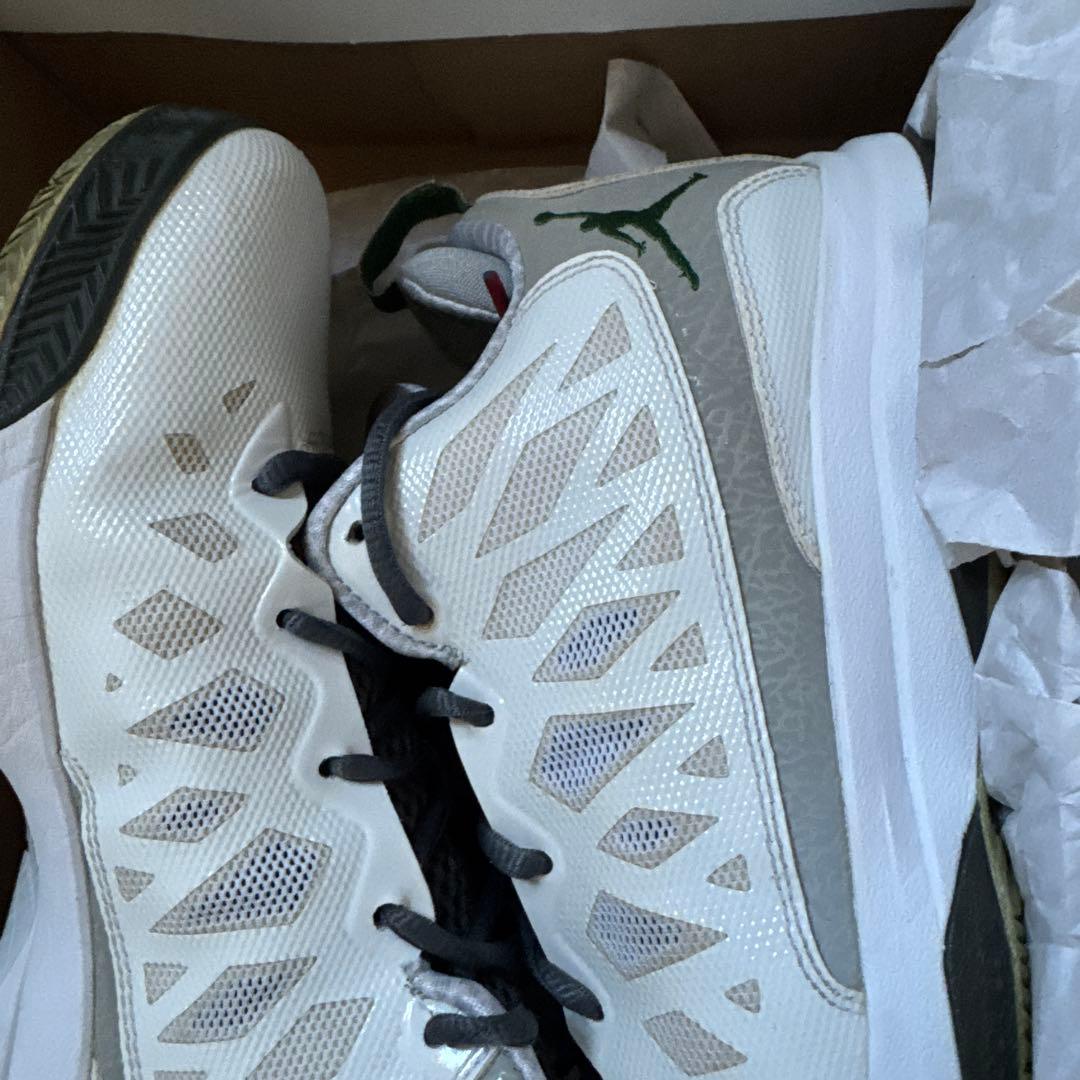 Jordan バスケットボールシューズ ホワイト/グレー