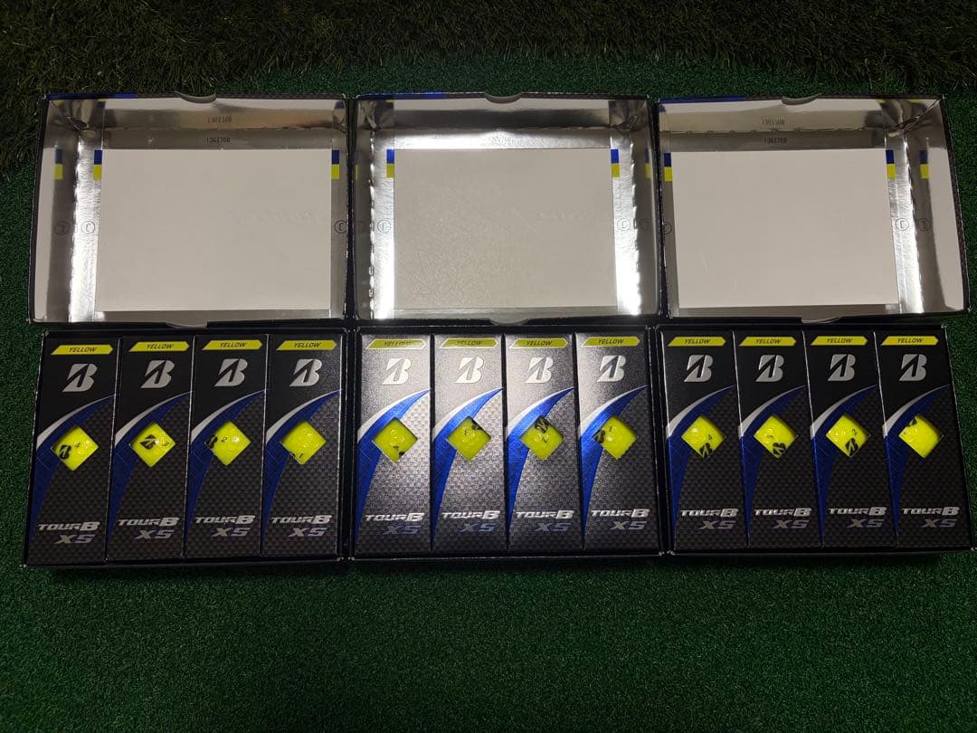 【新品未使用品】TOUR B XS イエロー 3ダースセット
