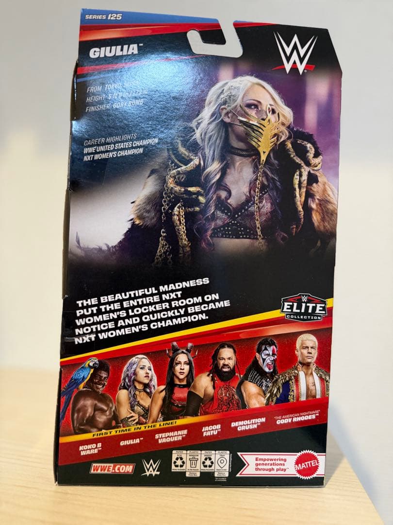 【未開封】【訳あり】WWE ジュリア エリートコレクション フィギュア