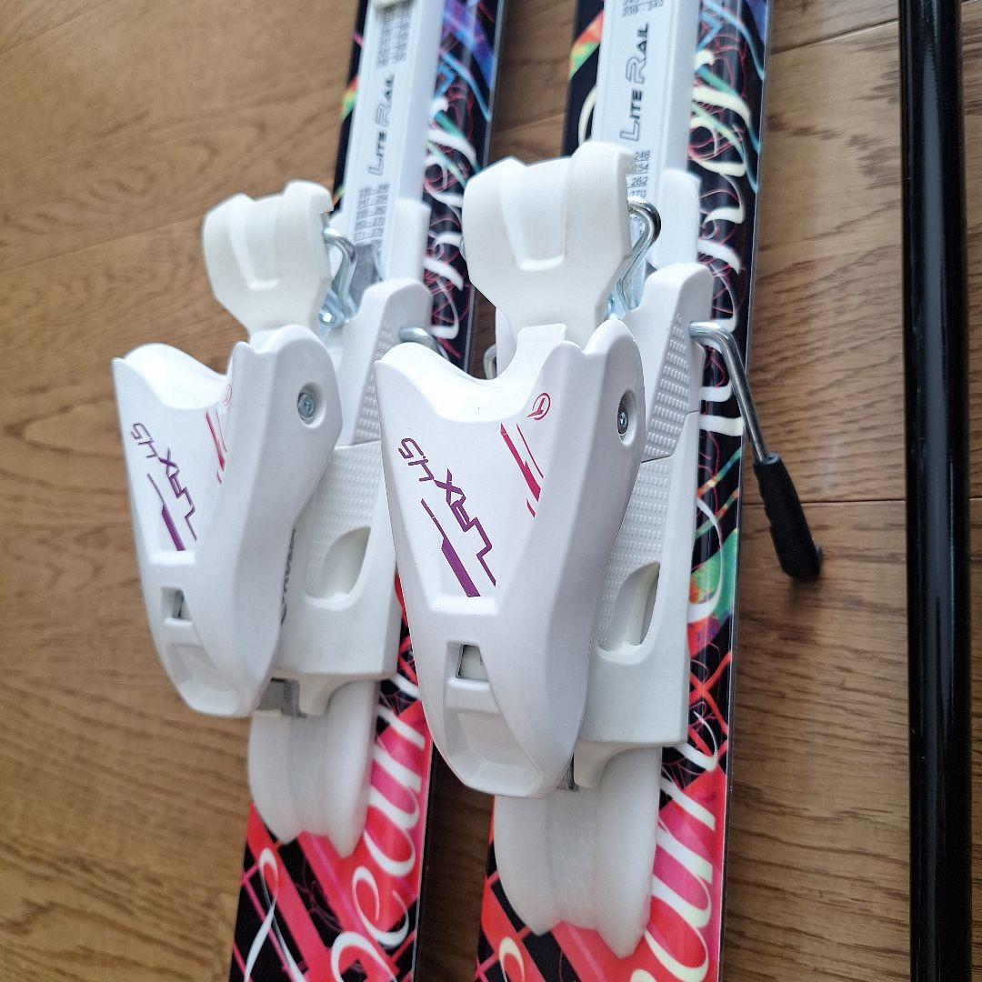 新品未使用⭐自宅保管品⭐Hart Rocker スキー 140cm ポール付き