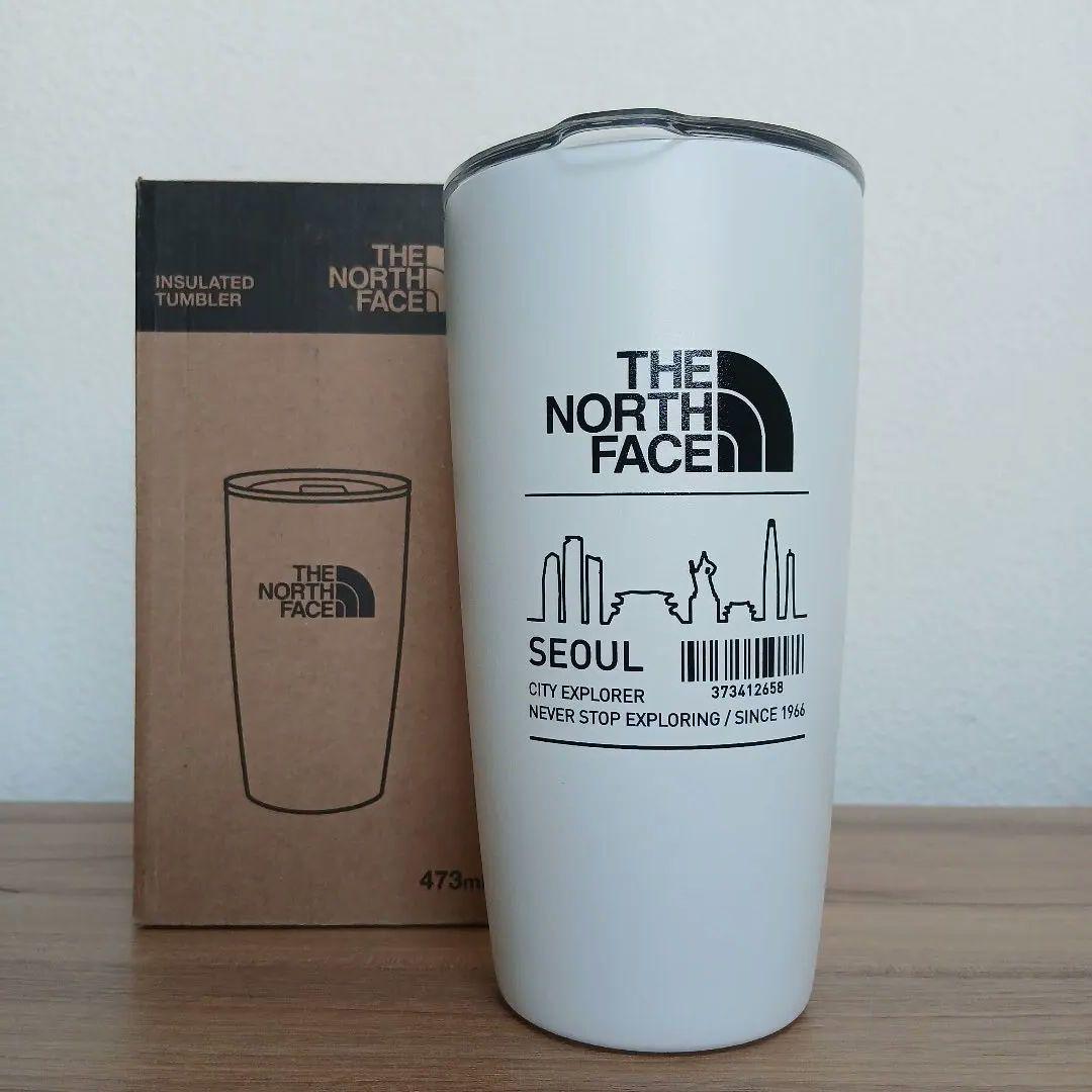 2セット■ノースフェイス ステンレスタンブラー&マグカップ 韓国限定アウトドア白