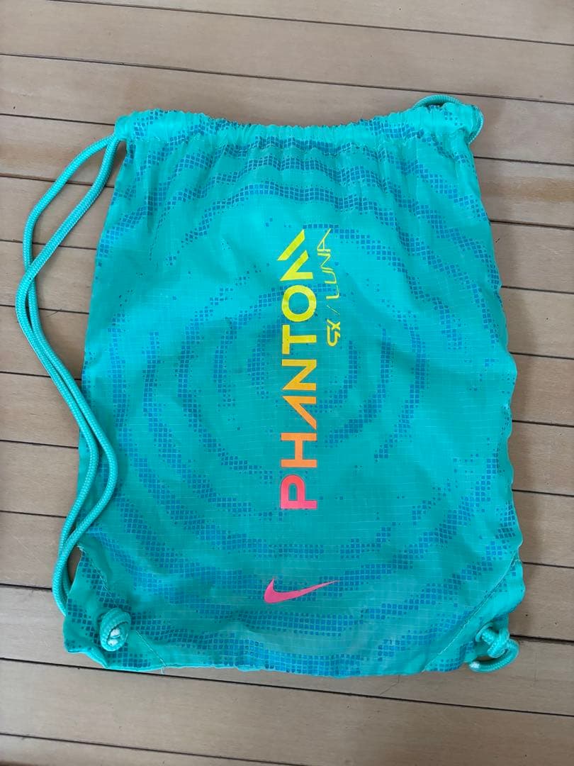 Nike サッカーシューズ ハイカット 青緑オレンジ