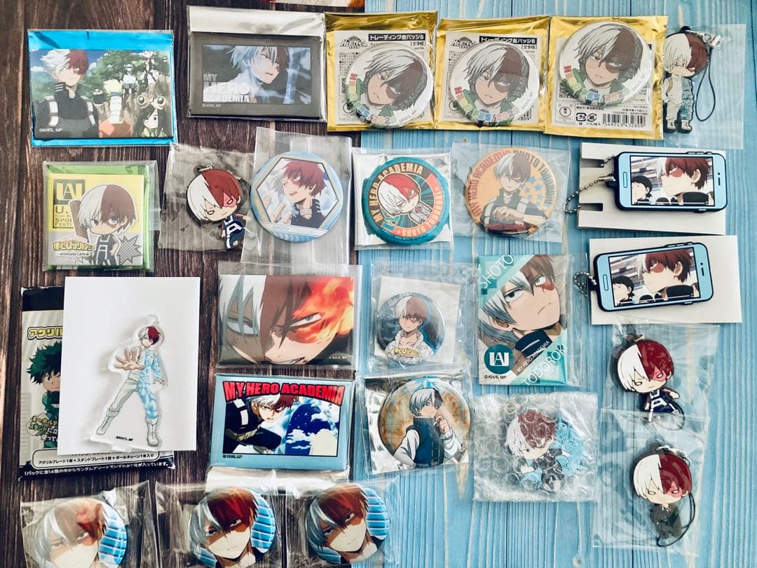 僕のヒーローアカデミア　ヒロアカ　轟焦凍　まとめ売り　缶バッジ　ラバスト