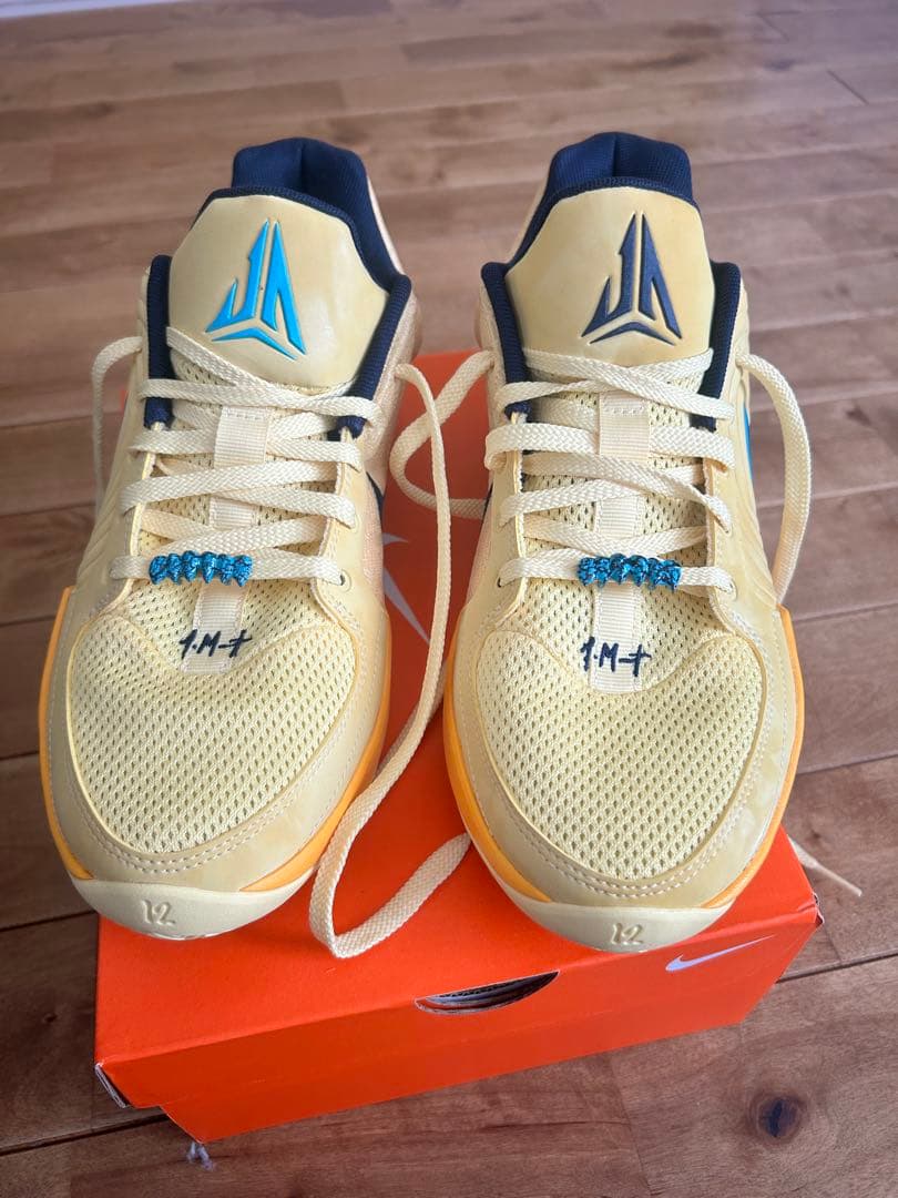 Nike バスケットボールシューズ 12 イエロー