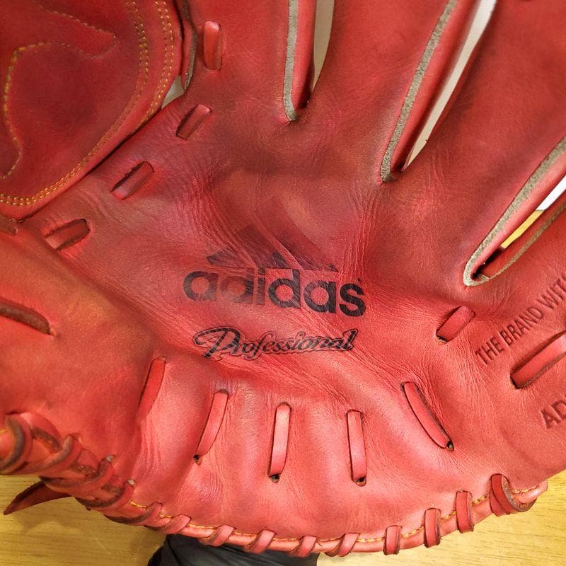 ADIDAS アディプロ 内海哲也モデル 限定デザイン アディダス 軟式グローブ