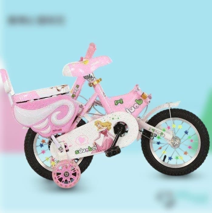 子供用自転車 プリンセスデザイン LEDホイール付き