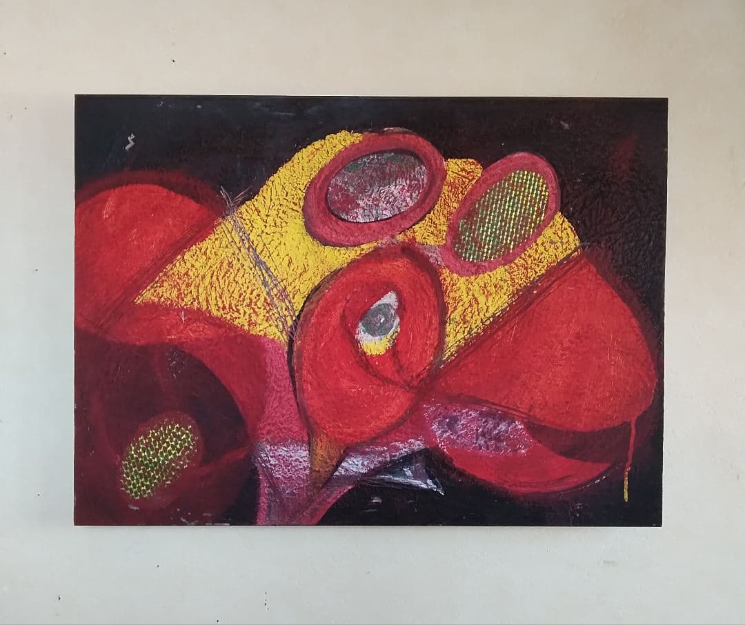 絵画 CHOCOBO RED