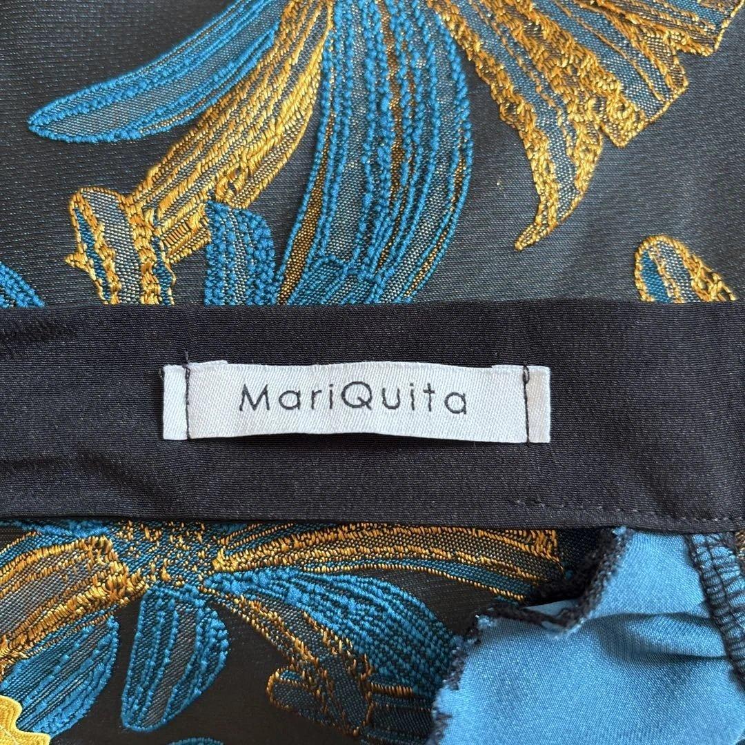 Mariquita ピキージョ・エプロンセット花柄刺繍