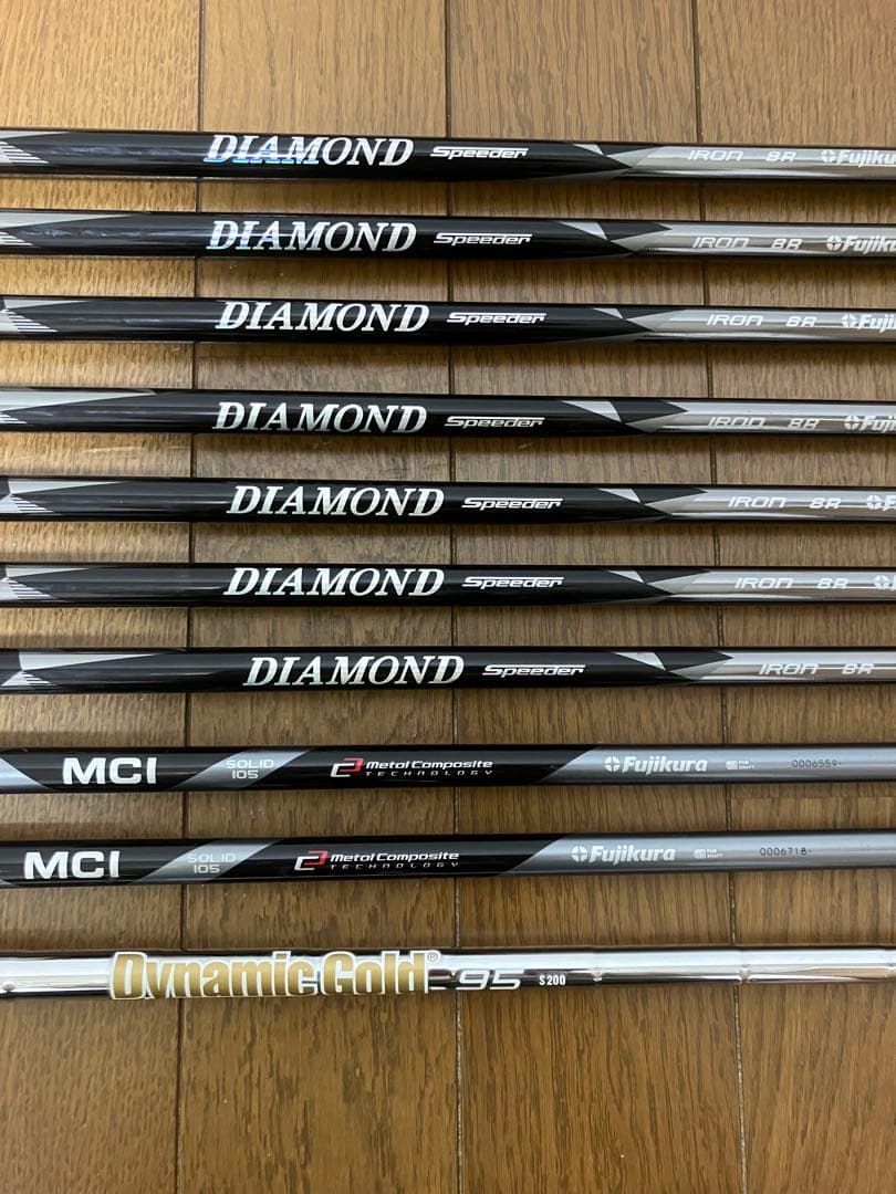 フジクラ ダイヤモンドスピーダー 8R &MCI105 &DG95 10本セット