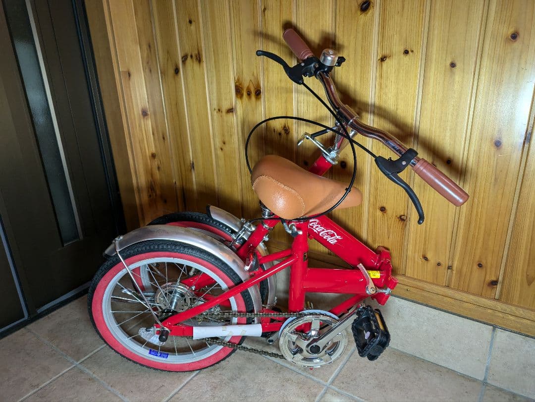 Coca-Cola 折りたたみ自転車 赤