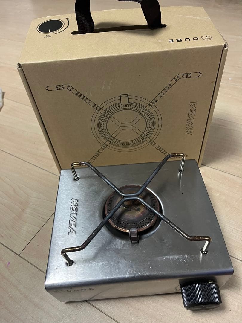 KOVEA CUBE 小型ガスコンロ　アシモクラフツカスタム