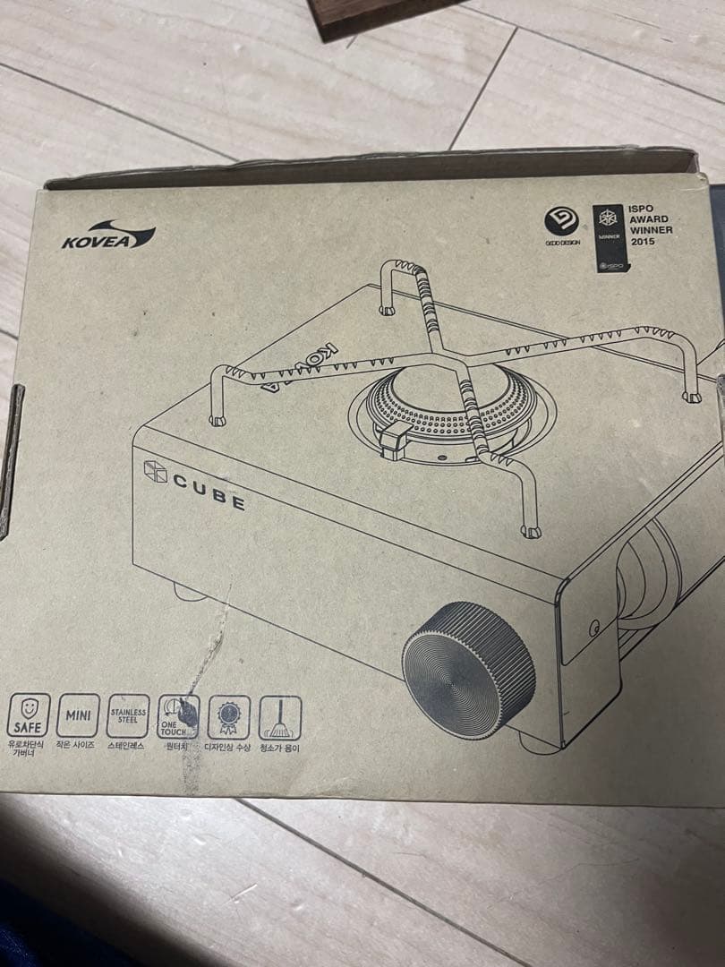 KOVEA CUBE 小型ガスコンロ　アシモクラフツカスタム