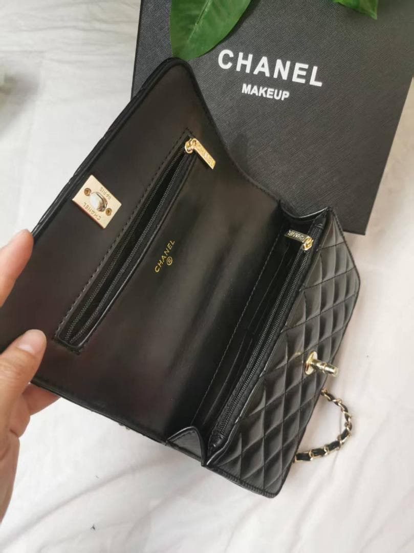 即日発送 CHANEL ノベルティ VIP ブラック キルティング バッグ