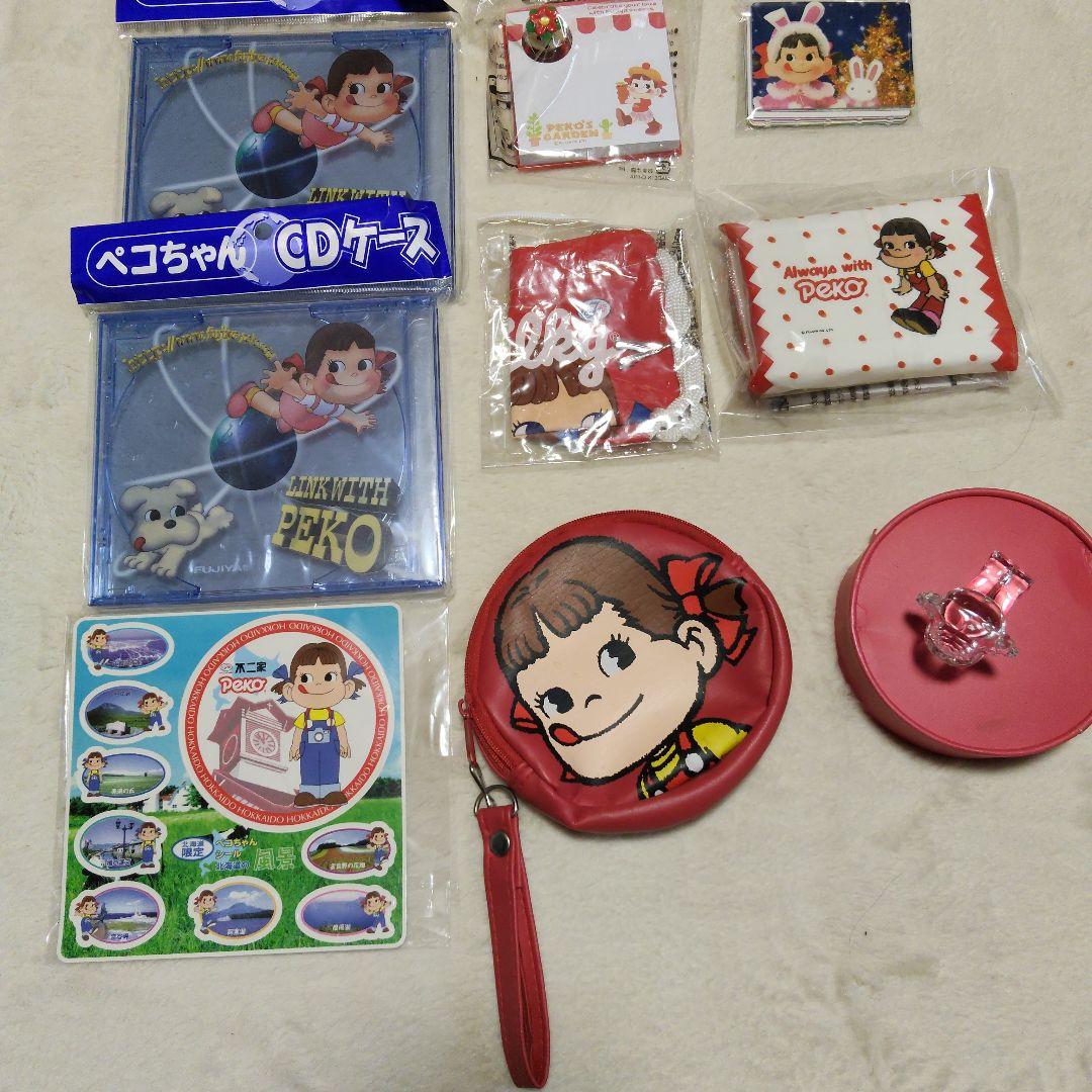 レトロペコちゃんぬいぐるみトートバッグ収納ケースその他約20点以上まとめ売り
