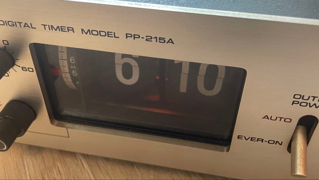 【動作品】Pioneer pp-215a/パタパタ時計/オーディオタイマー