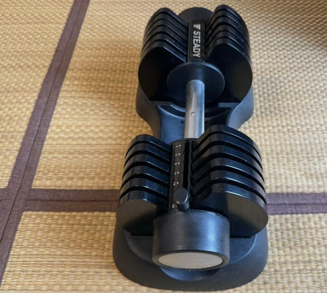 ニ*サ様 ダンベル　可変式　20Kg×1本
