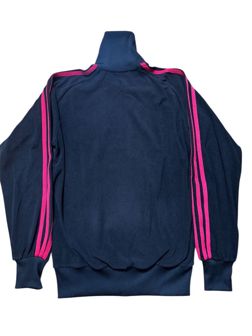 adidas ACミラン トラックジャケット ジャージ ブラック レッド XS
