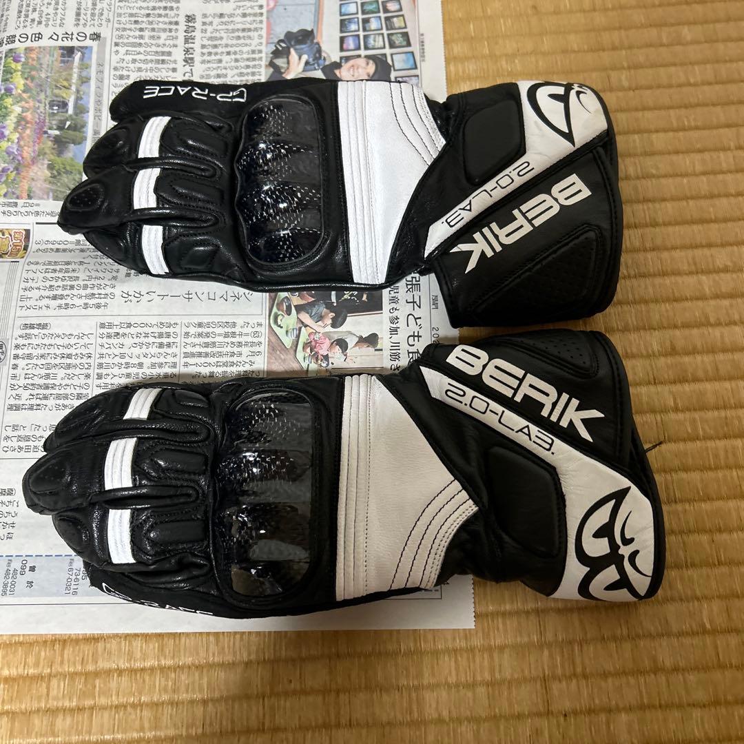 バイクブーツとグローブセット