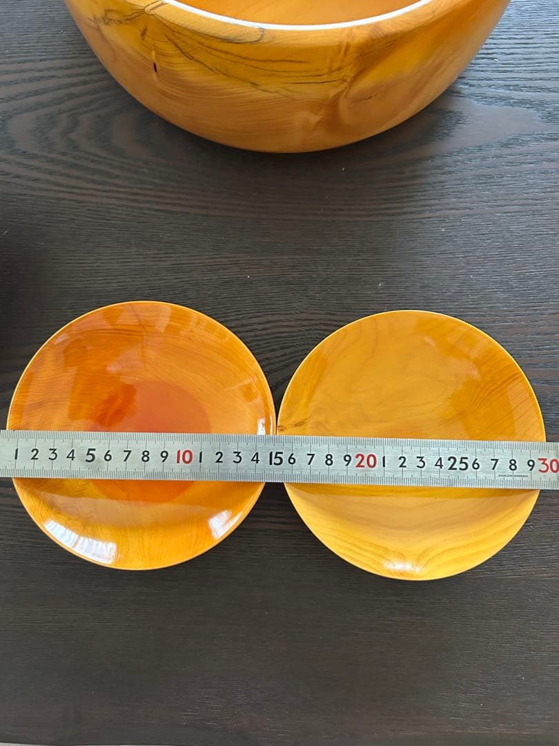 希少　天然木ひのき　茶ひつ　菓子器3点セット