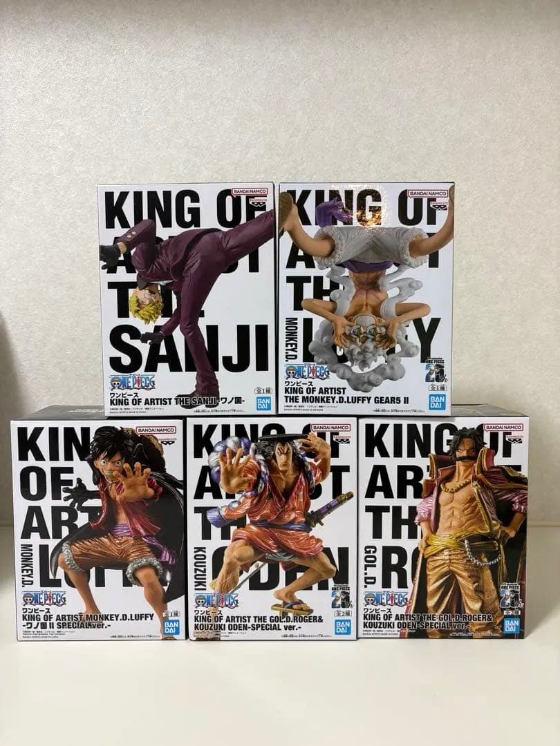 ワンピース KING OF ARTIST フィギュア 5体セット まとめ売り
