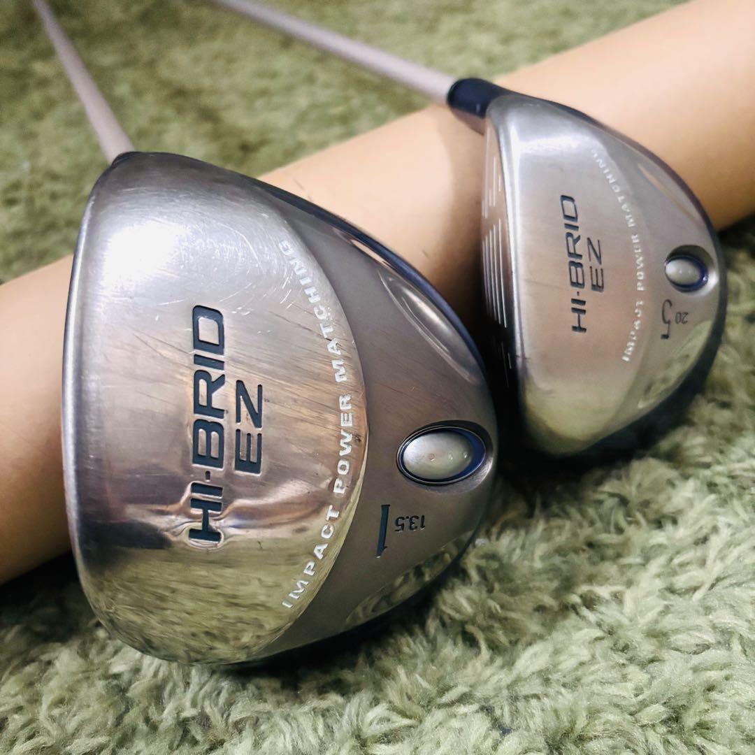 美品 レディース クラブセット DUNLOP HI-BRID EZ 8本