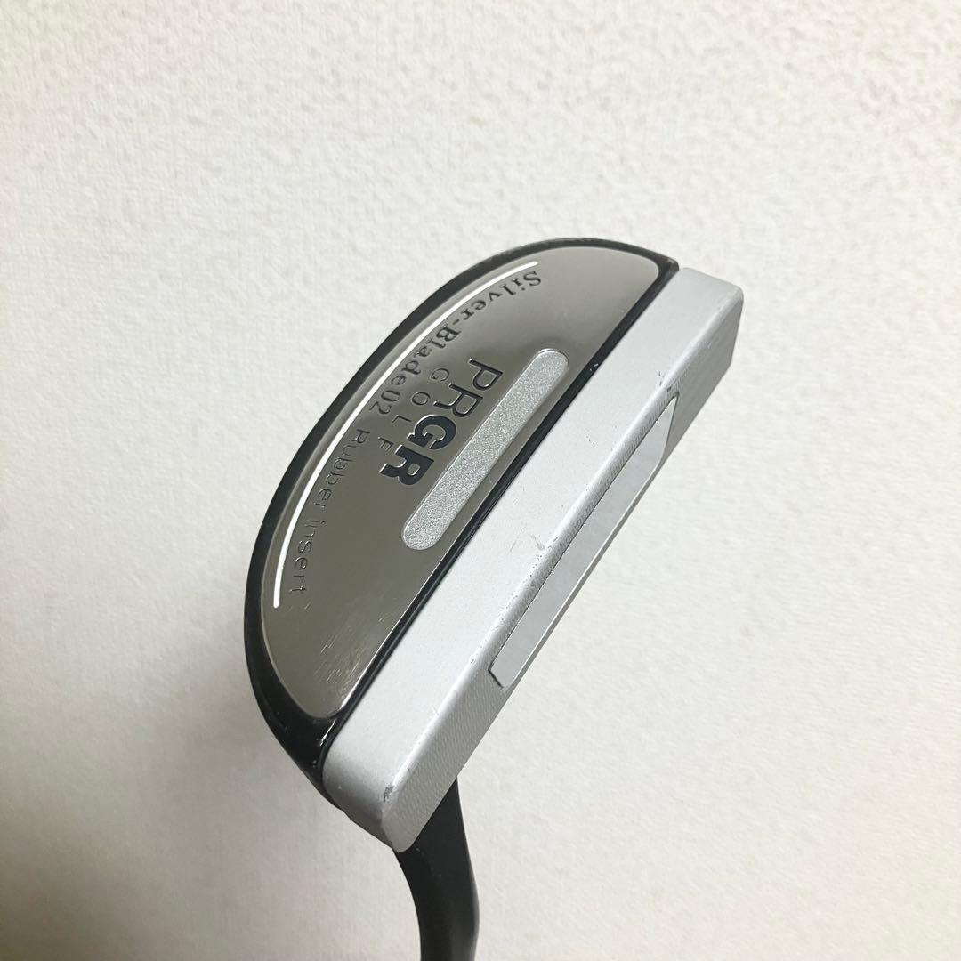 【グリップ新品】33インチ/PRGR Silver-Blade02プロギアパター