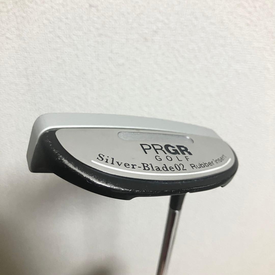 【グリップ新品】33インチ/PRGR Silver-Blade02プロギアパター