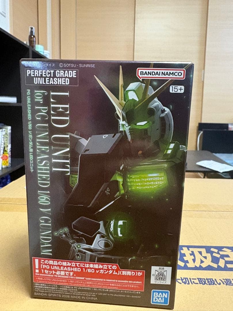 未開封品 pg unleashed 1/60 νガンダム +ledユニットセット
