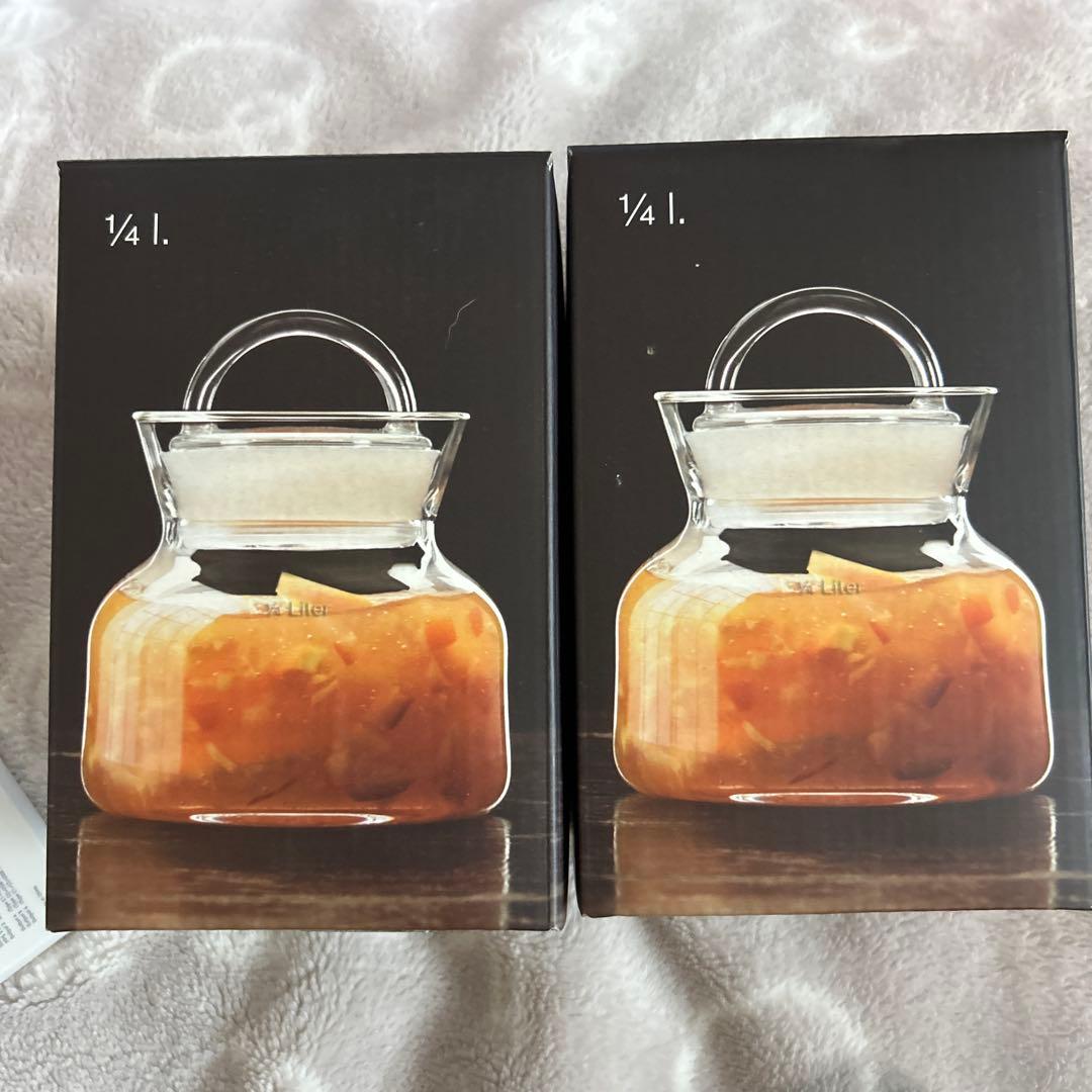 【新品未使用】1/4 ローゼンダール コペンハーゲン　キャニスター　2個